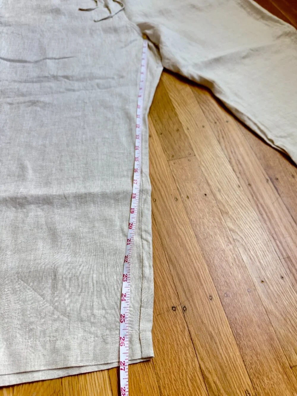 NEW Banana Republic 100% certified-European Linen Pull-On Ankle Pants - Size XXL